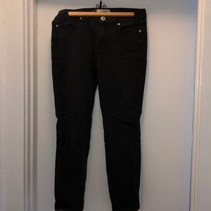 Guess faded black skinny jeans 31